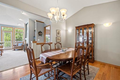 Larger dining area is perfect for entertaining