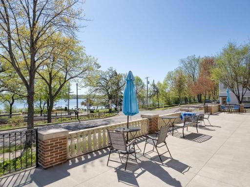 Large front patio with absolutely beautiful views of Lake Harriet lake harriet