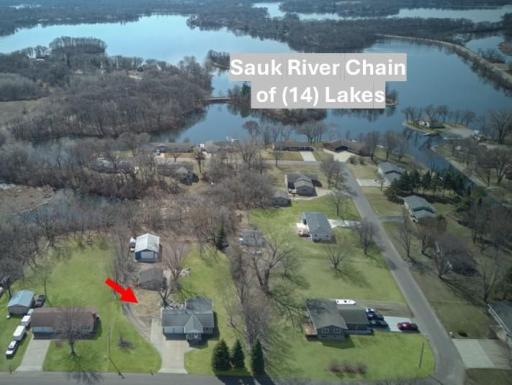 Great location close to the Sauk River Chain of Lakes with multiple public access options.
