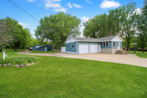 View from the road with the continuation of the driveway making easy access to the outbuildings..jpg