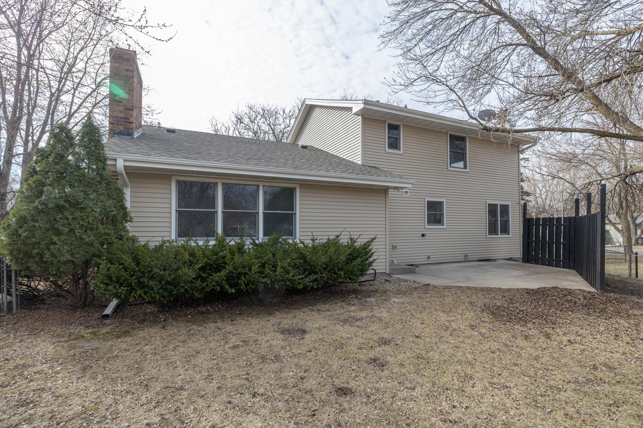 View of the back of the home
