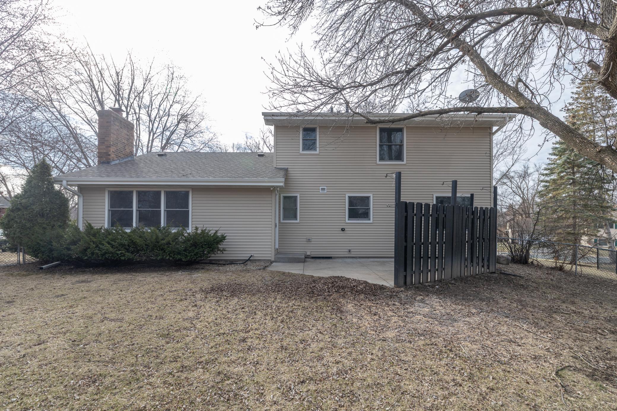 View of the back of the home
