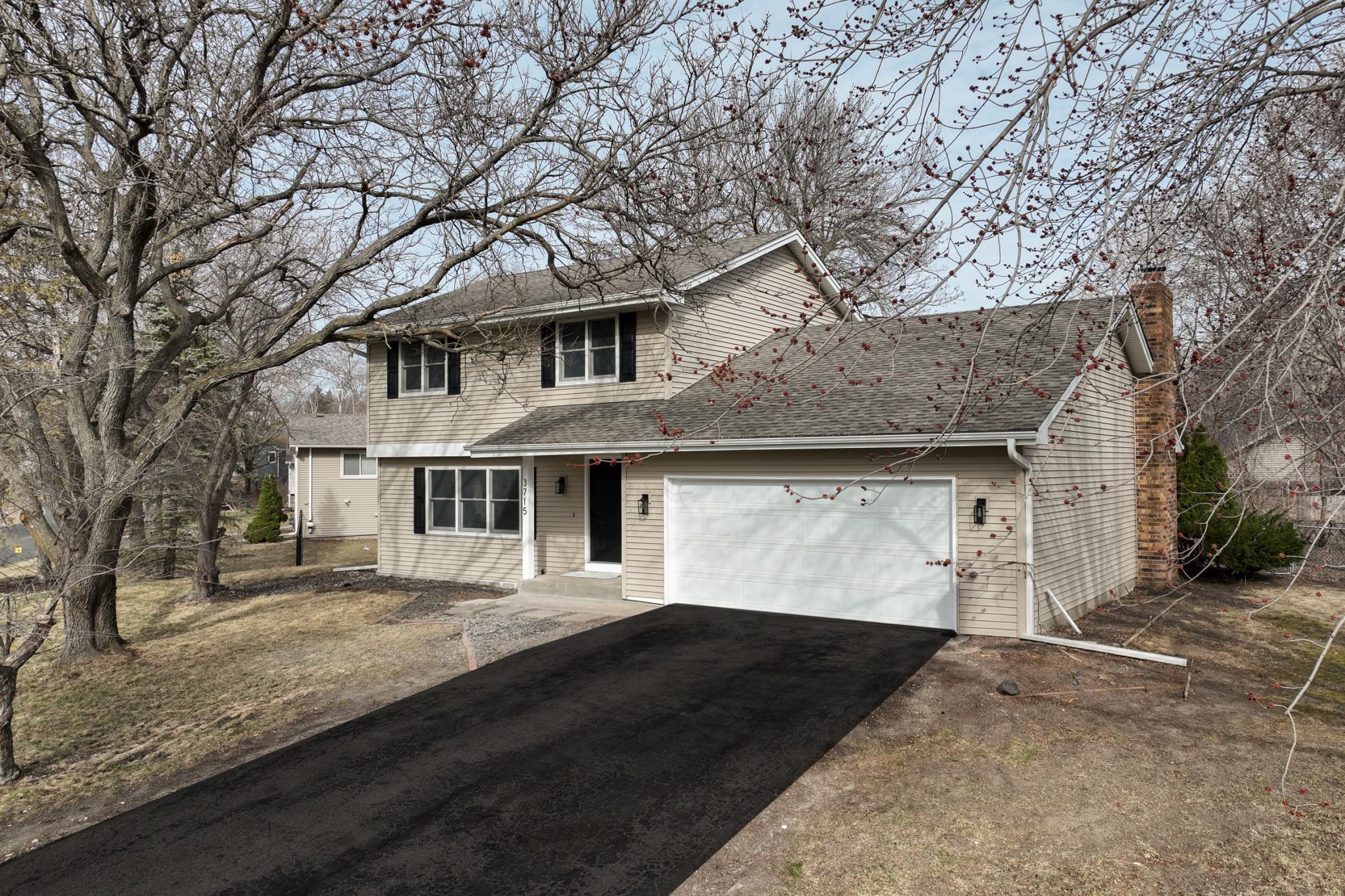 Two story with attached 2 car garage