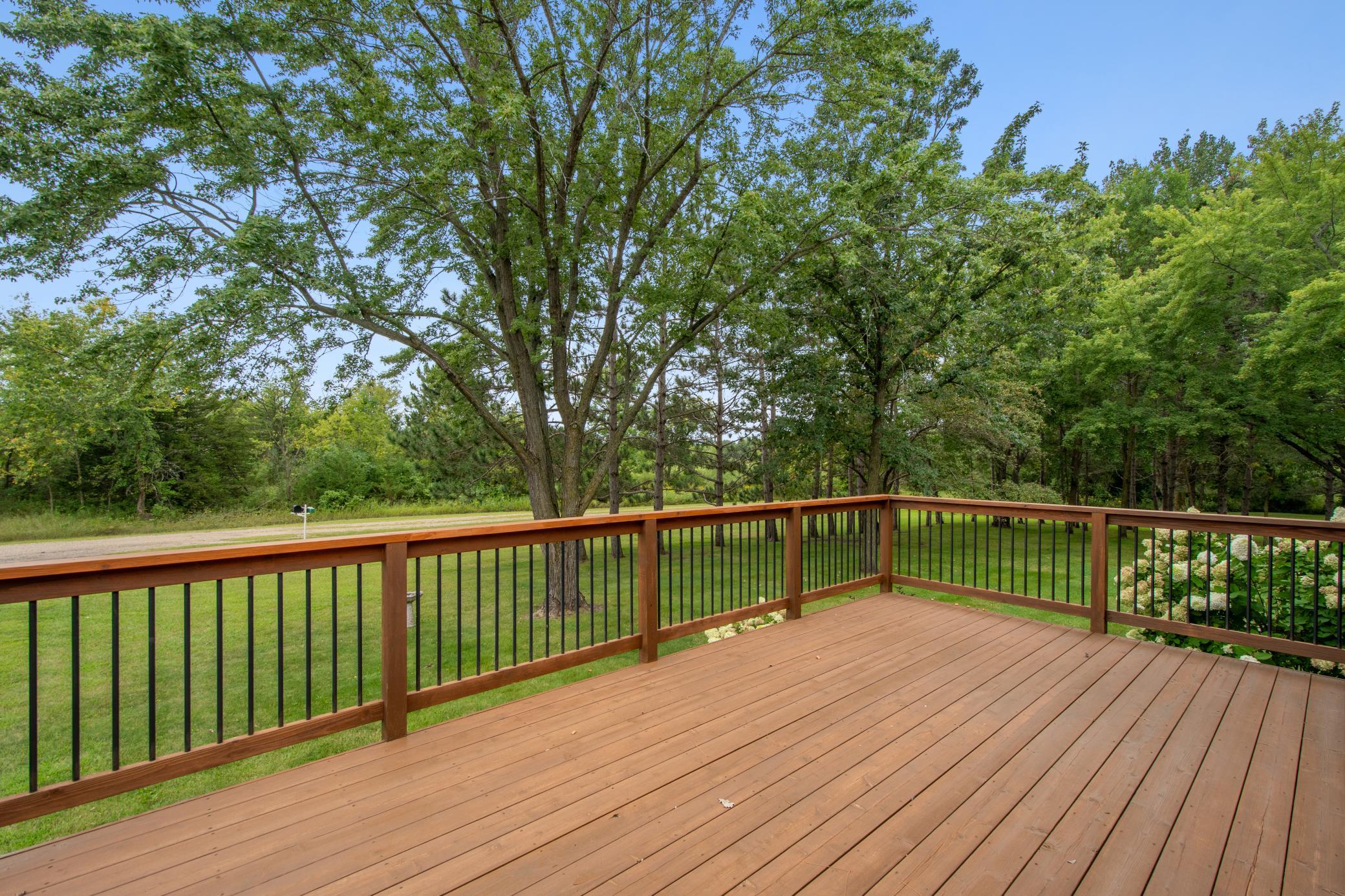 20 x 12' deck in stalled in 2012 with 6' walk-way.