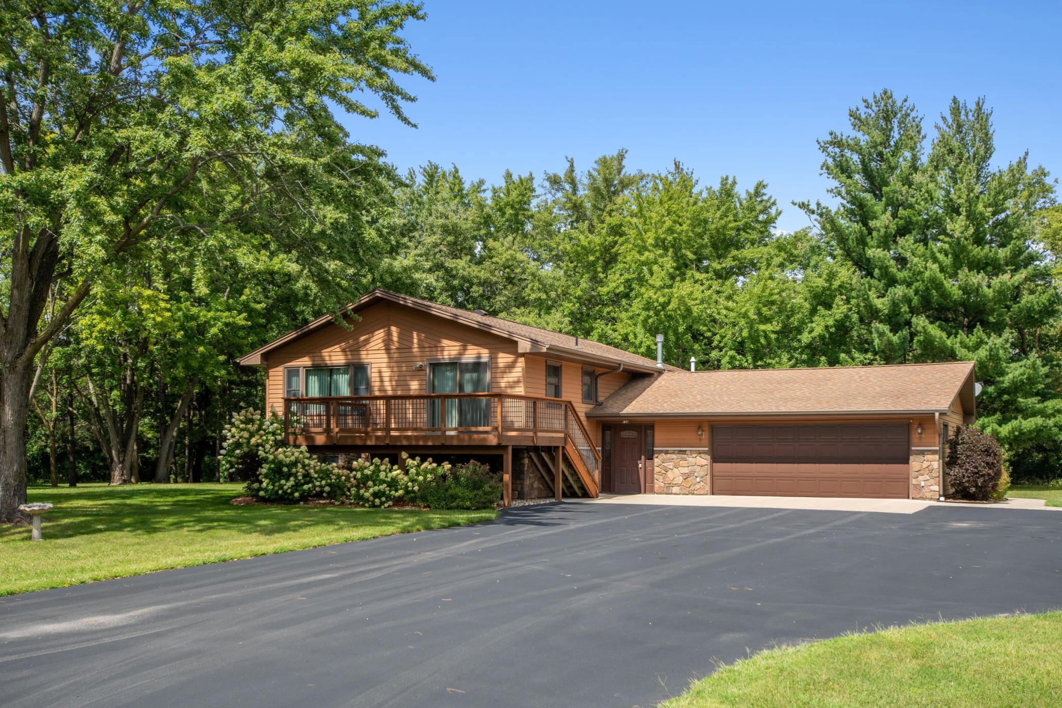 Gorgeous private setting on almost 7 acres.