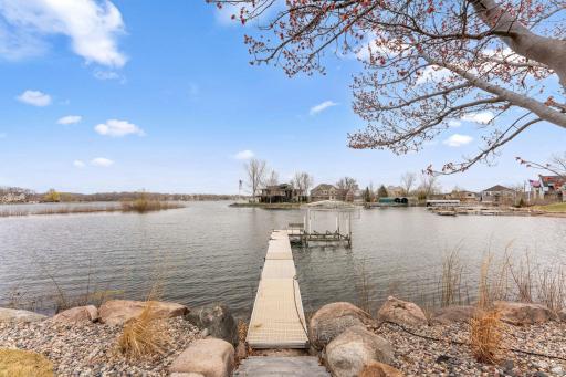 Maintenance free dock and lift included in sale.