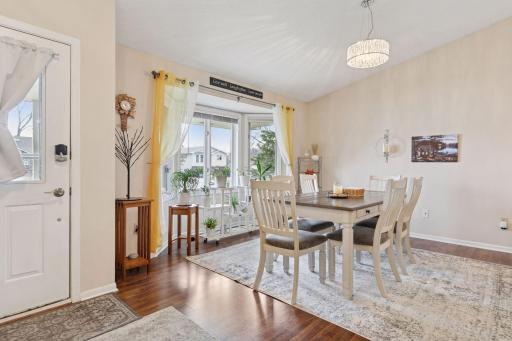 Large bay window for lots of natural light