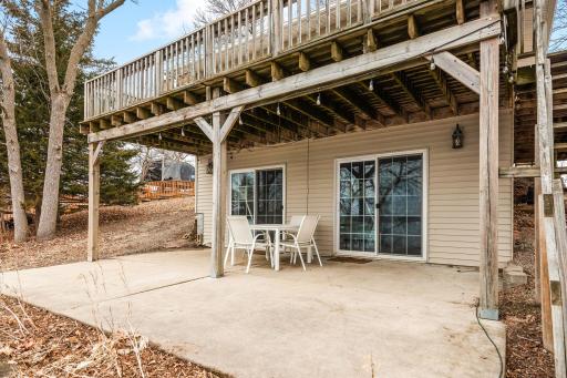 Two walkout bedrooms to the patio that look out to the lake!