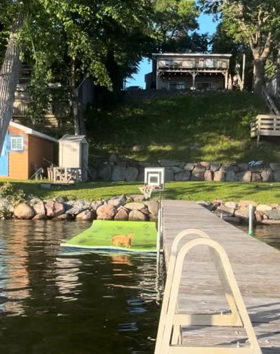 Envision a flat grassy shoreline with beautiful landscaping and crystal-clear water!