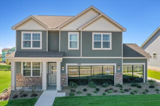 Welcome to the Holcombe floorplan! 4 bedrooms, 2.5 bathrooms with an unfinished basement in the sought after Brookshire neighborhood in Lakeville! Photo is of model home.