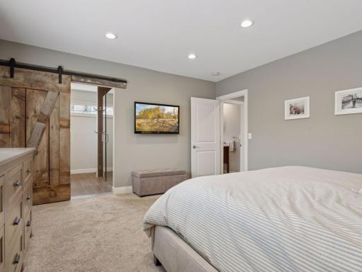 Barn door does not convey with the property and will be replaced prior to closing.