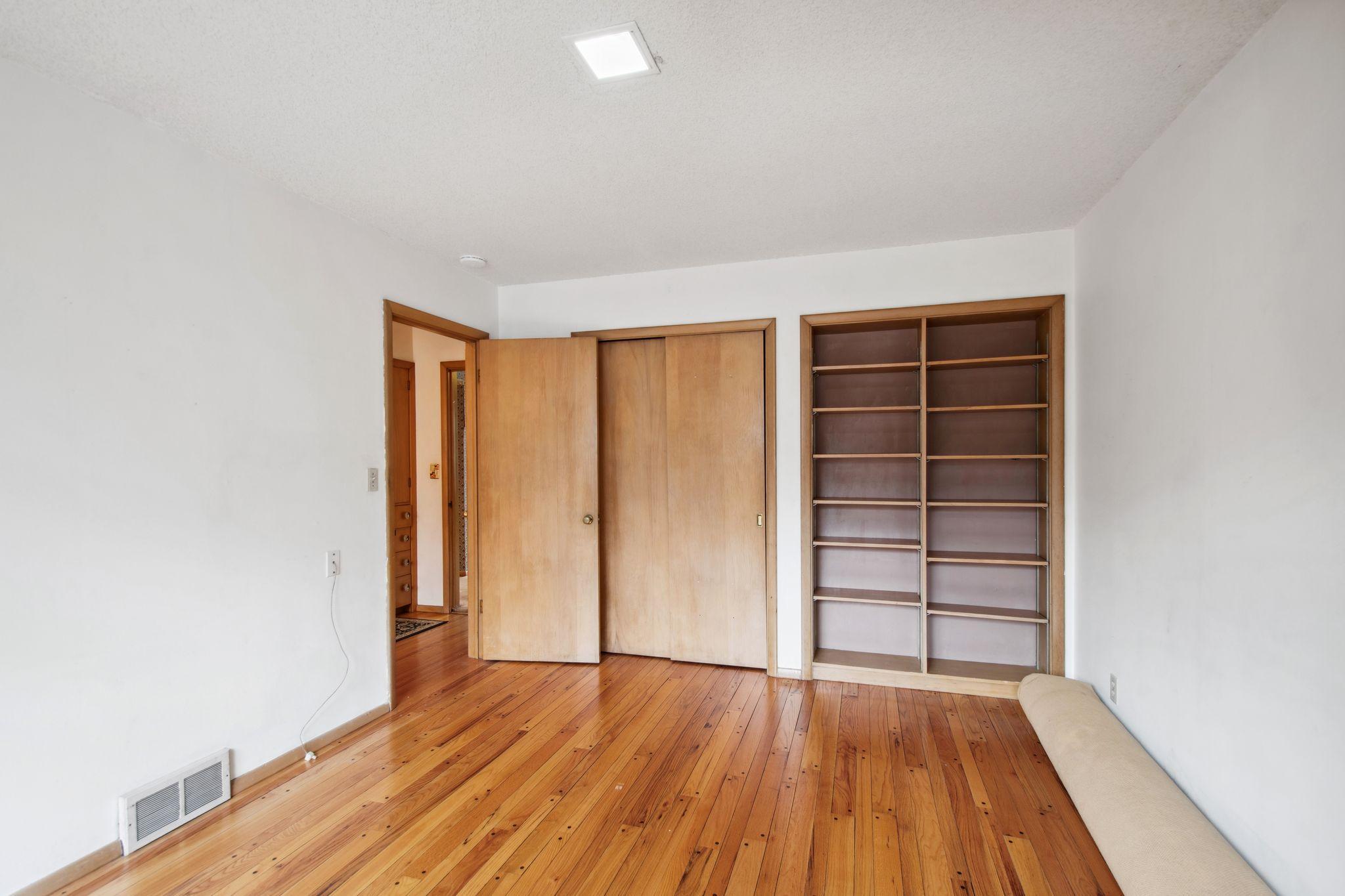 2nd bedroom closets and built-ins
