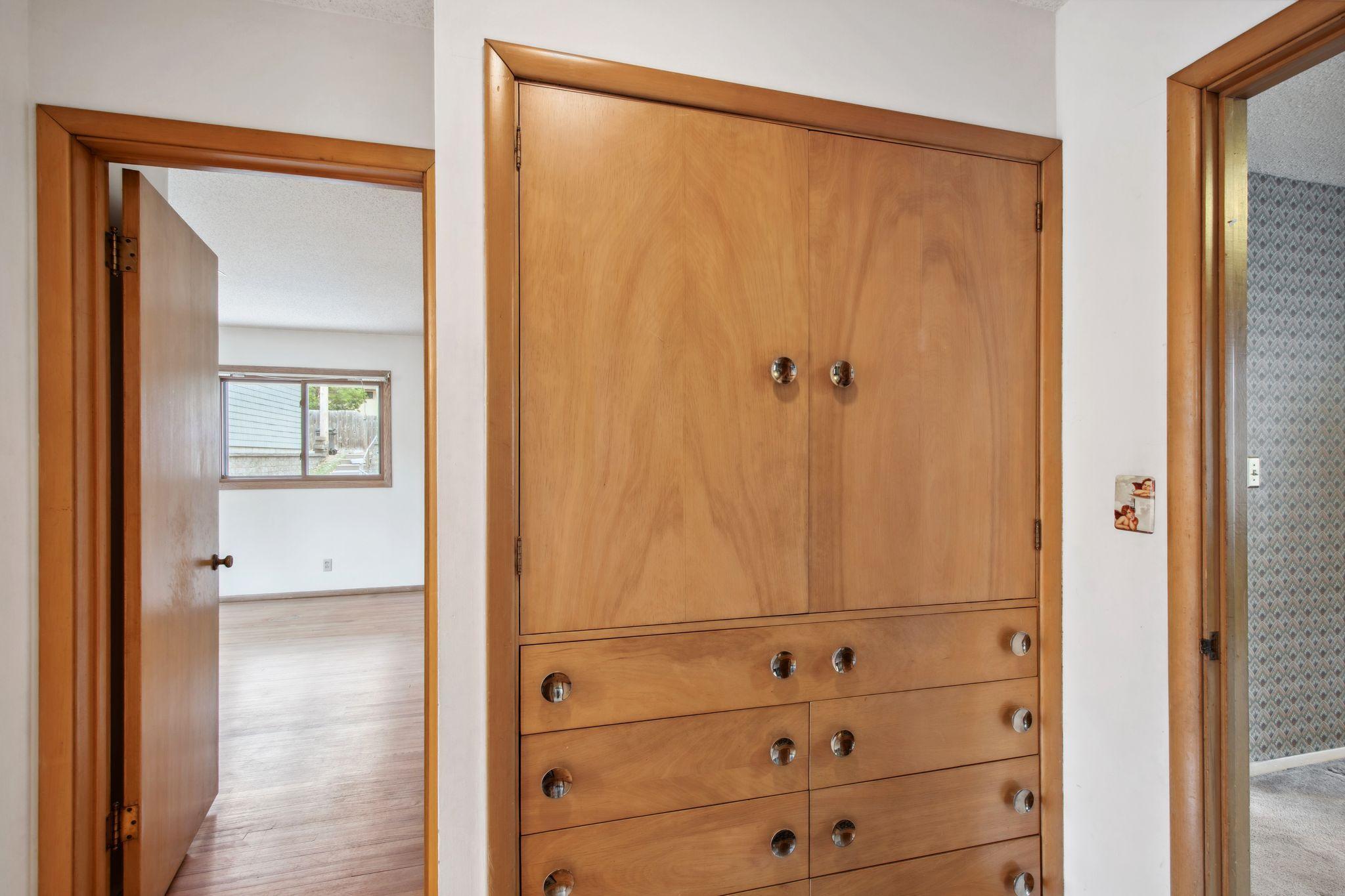 Hallway built in cupboard