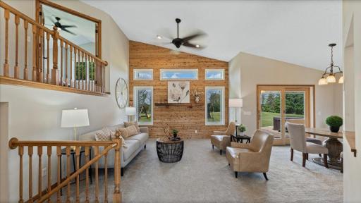 Stunning main level with vaulted-ceilings and tons of natural light