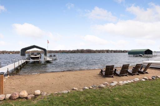 Get a jump on Summer now. Gideon Bay has a maximum water depth of 57 feet, and the Minnehaha Creek Watershed District determined the bay has an A in water quality.