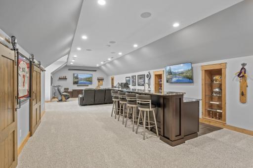 Renovated upper level offers additional living areas
