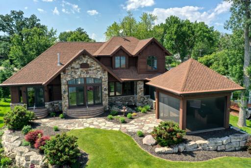Storybook setting even offers screened patio for bug-free evenings