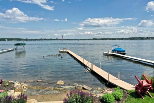 Personal sandy cove for cooling off on hot days