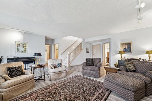 The walk-out lower level offers a large living area, two bedrooms, 3/4 bath and huge unfinished storage area. Perfect second living area for visiting guests.