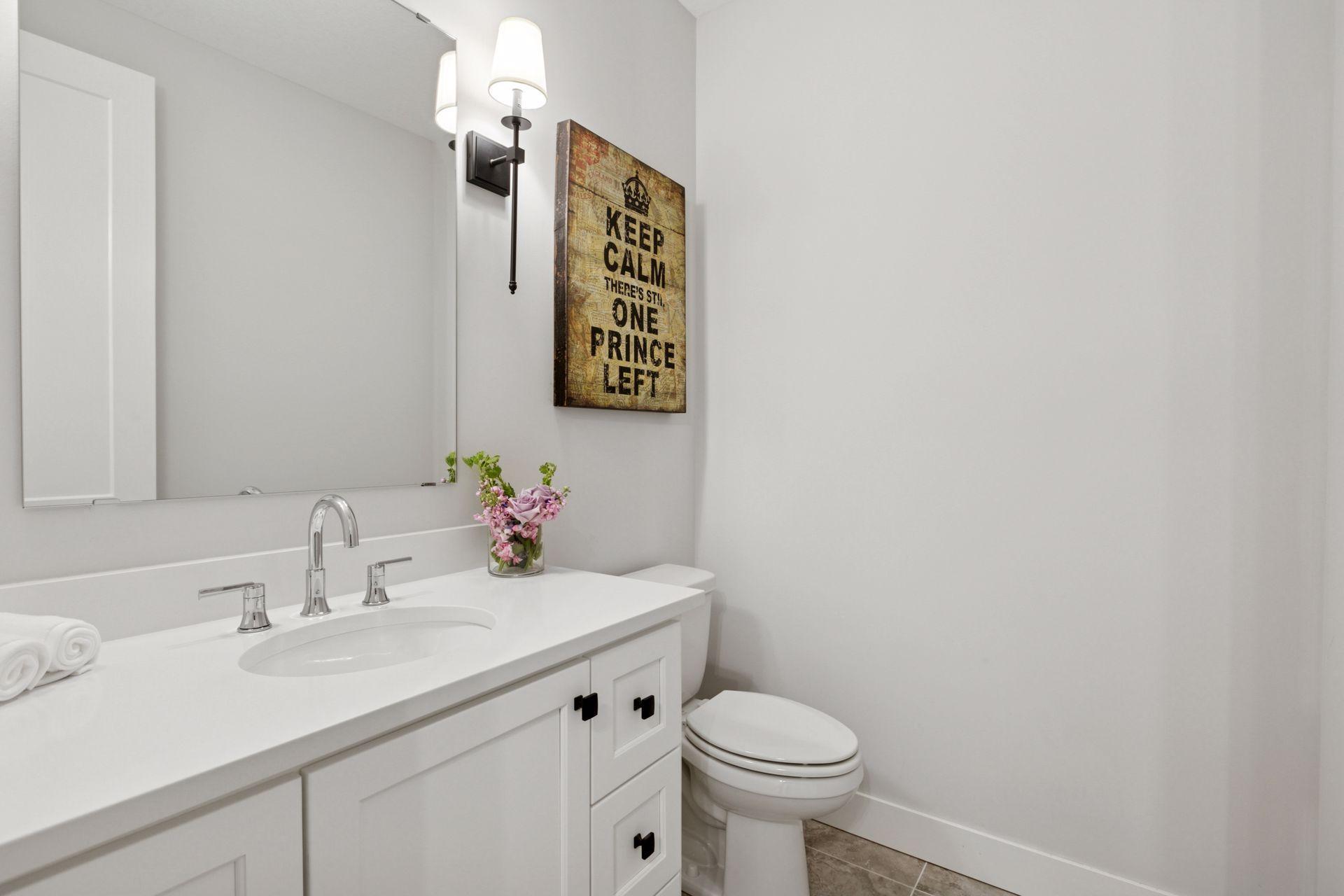 Main floor powder room.