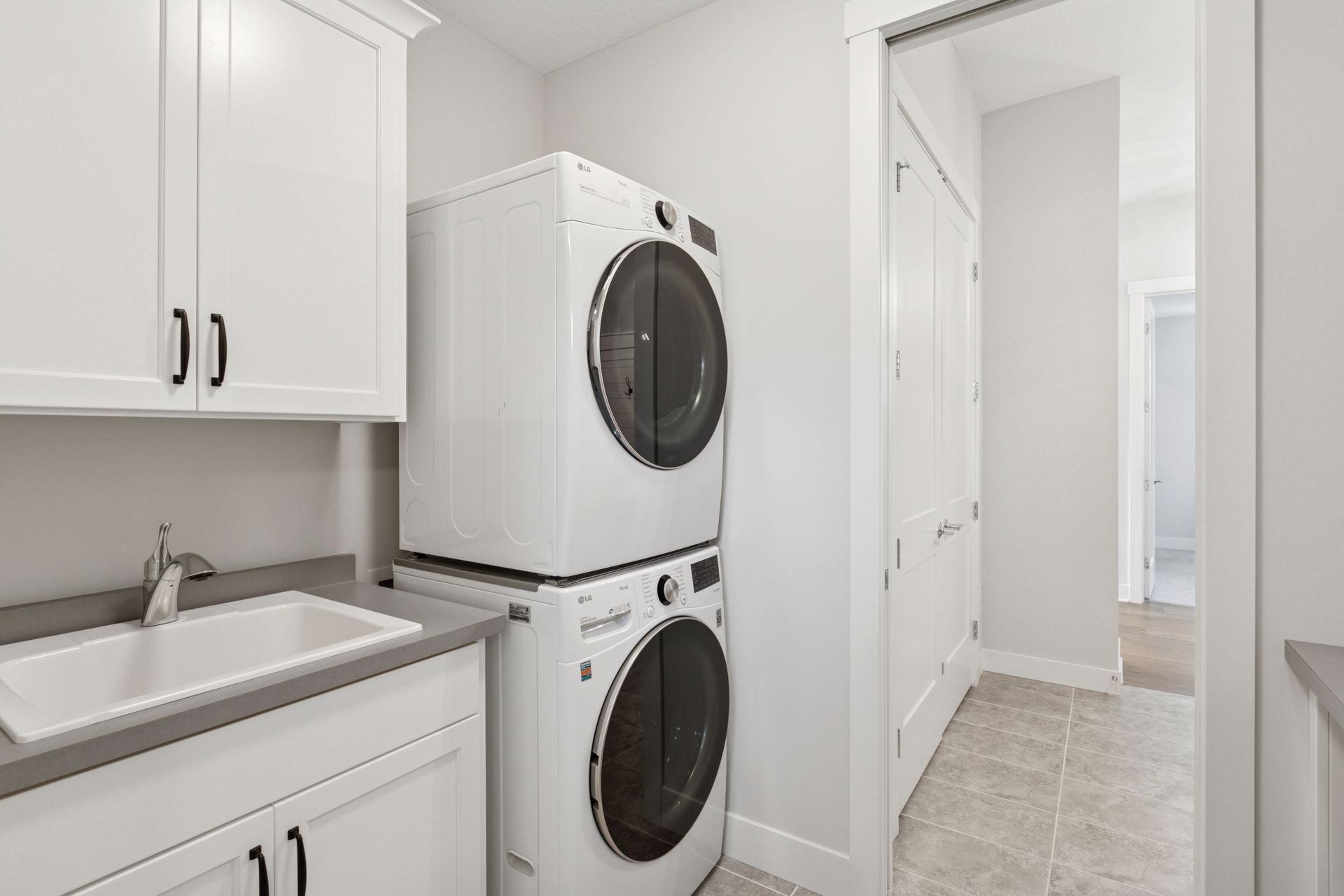 Main floor laundry room.
