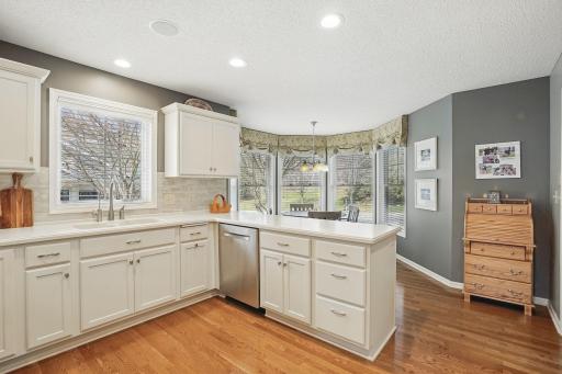 Enjoy great natural light from the surrounding windows in the informal dining area, just off the kitchenâperfect for everyday meals or morning coffee.