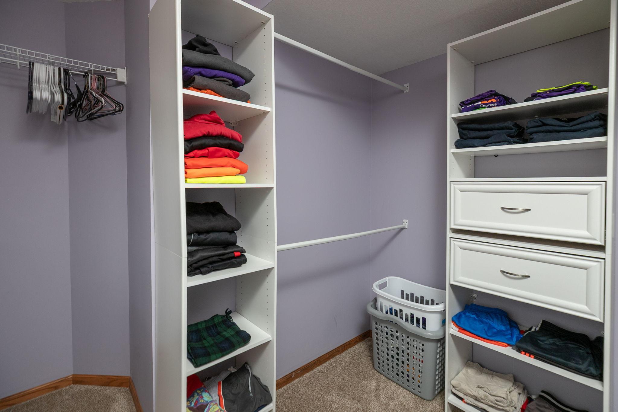 Primary Bedroom Walk in Closet