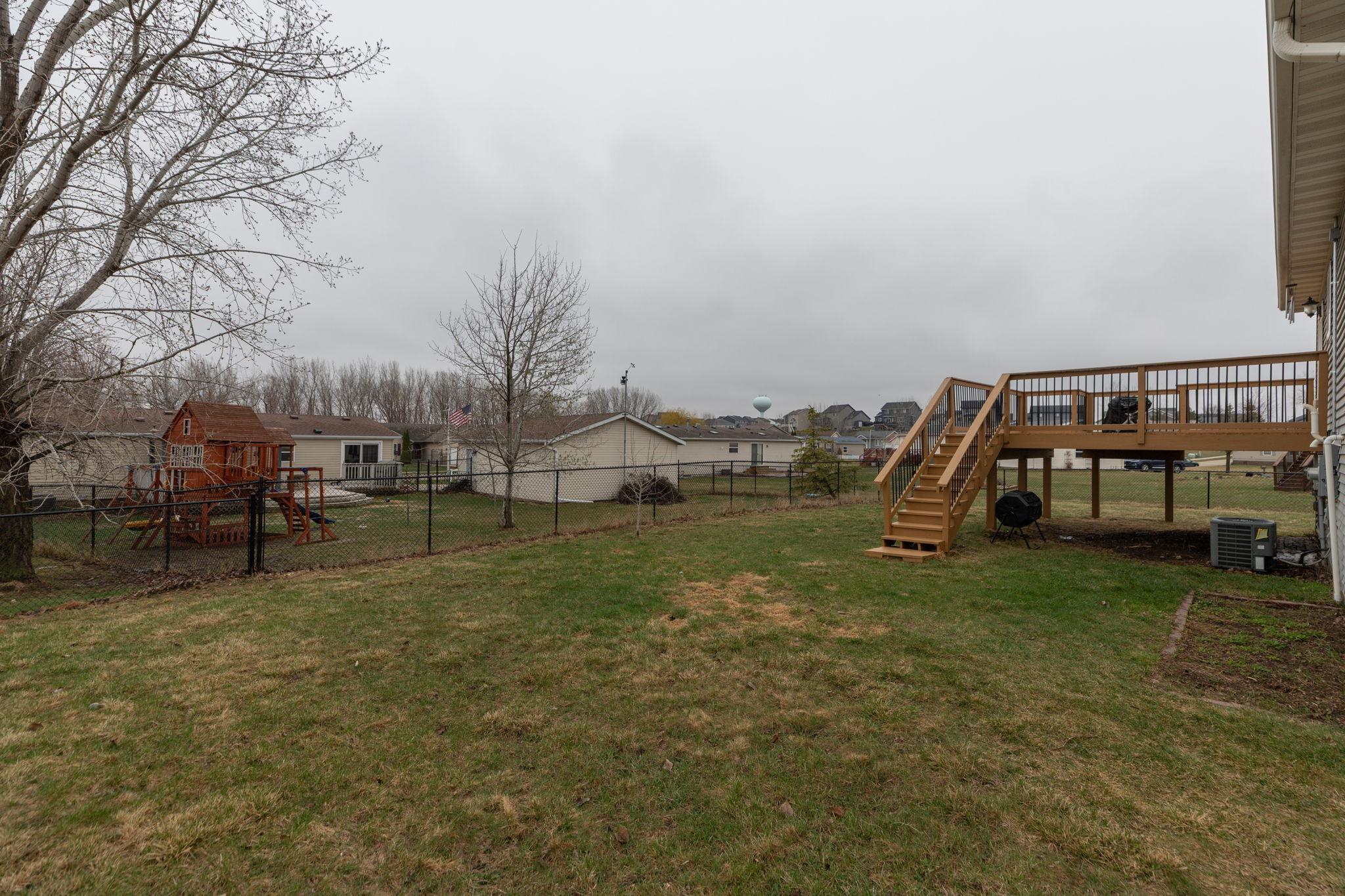 Large Fenced Backyard