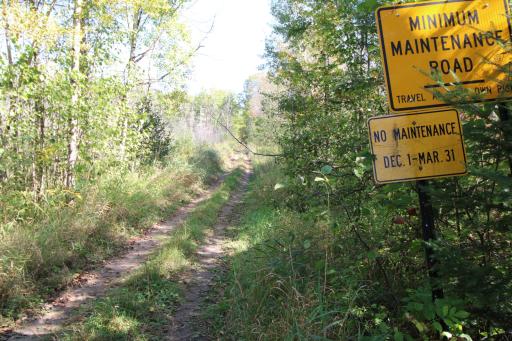 Little Pine TWP road sign