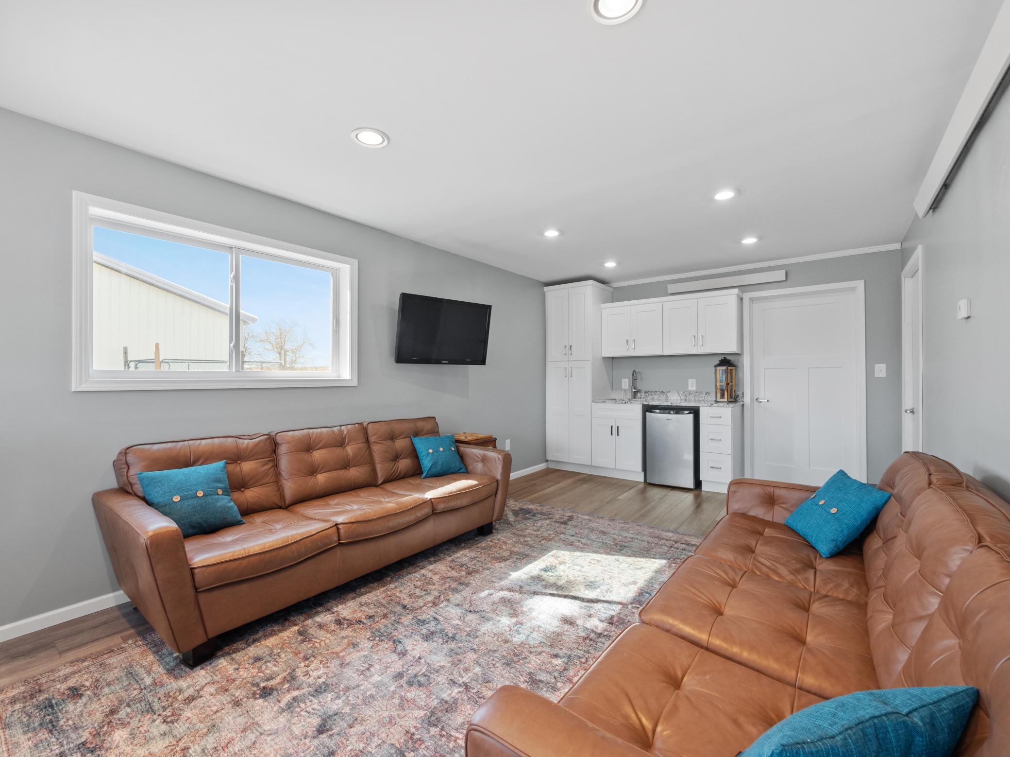 And it includes this beautiful 12 x 28 living space that was just completed in 2024.