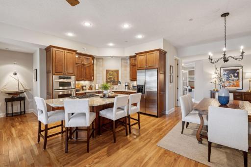 Enjoy the easy flow to the dining area, where you can relax and enjoy a meal with others