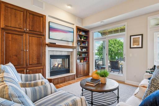 Experience seamless indoor-outdoor living with easy access to the deck from the living room, where you can experience breathtaking views of St. Albans Bay on Lake Minnetonka.