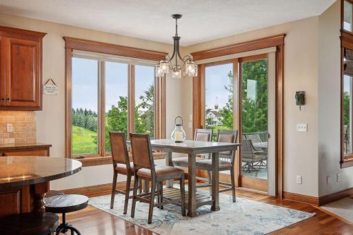 Perfect for weekday breakfasts or dinners the informal dining room is a relaxed space to connect.