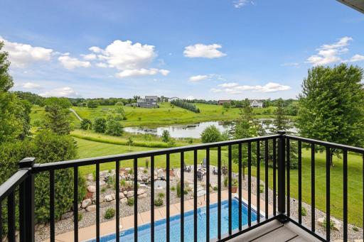 Enjoy sipping your morning coffee from the new, maintenance-free balcony.