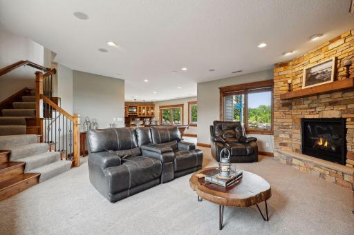 Designed for entertainment, the fully finished walk-out lower level features a second Family Room.