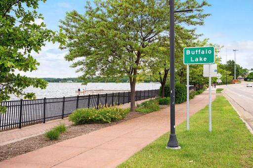 Buffalo Lake provides a wide variety of leisure activities for residents of the area including picnicking areas, a fishing pier, boat landing, and play area. Rent paddle-boats, sail boats, canoes, pontoons, and fishing boats.