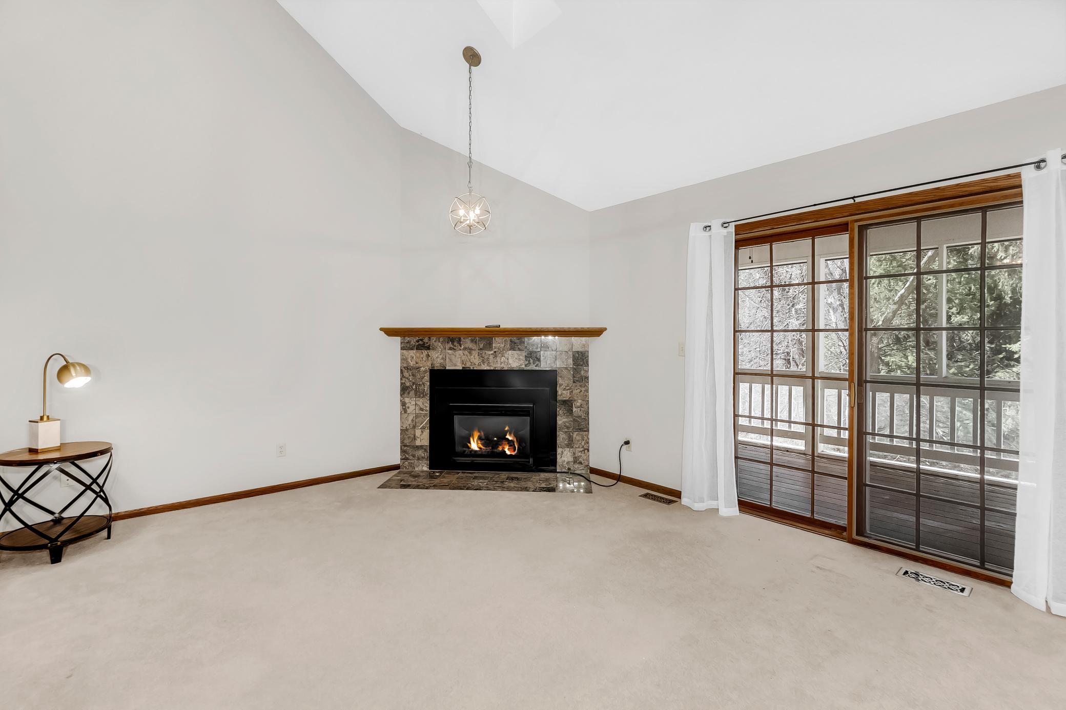 Main level living room/porch