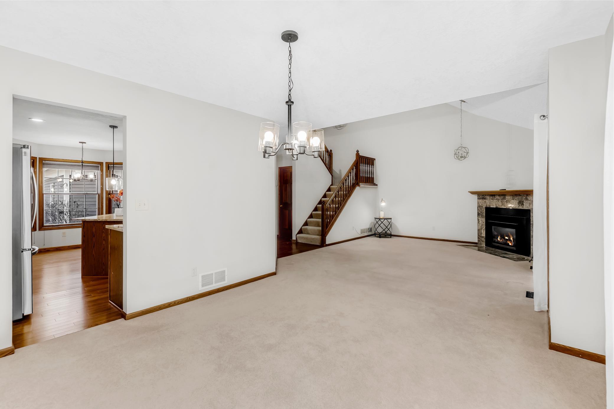 Main Level Dining to Living room