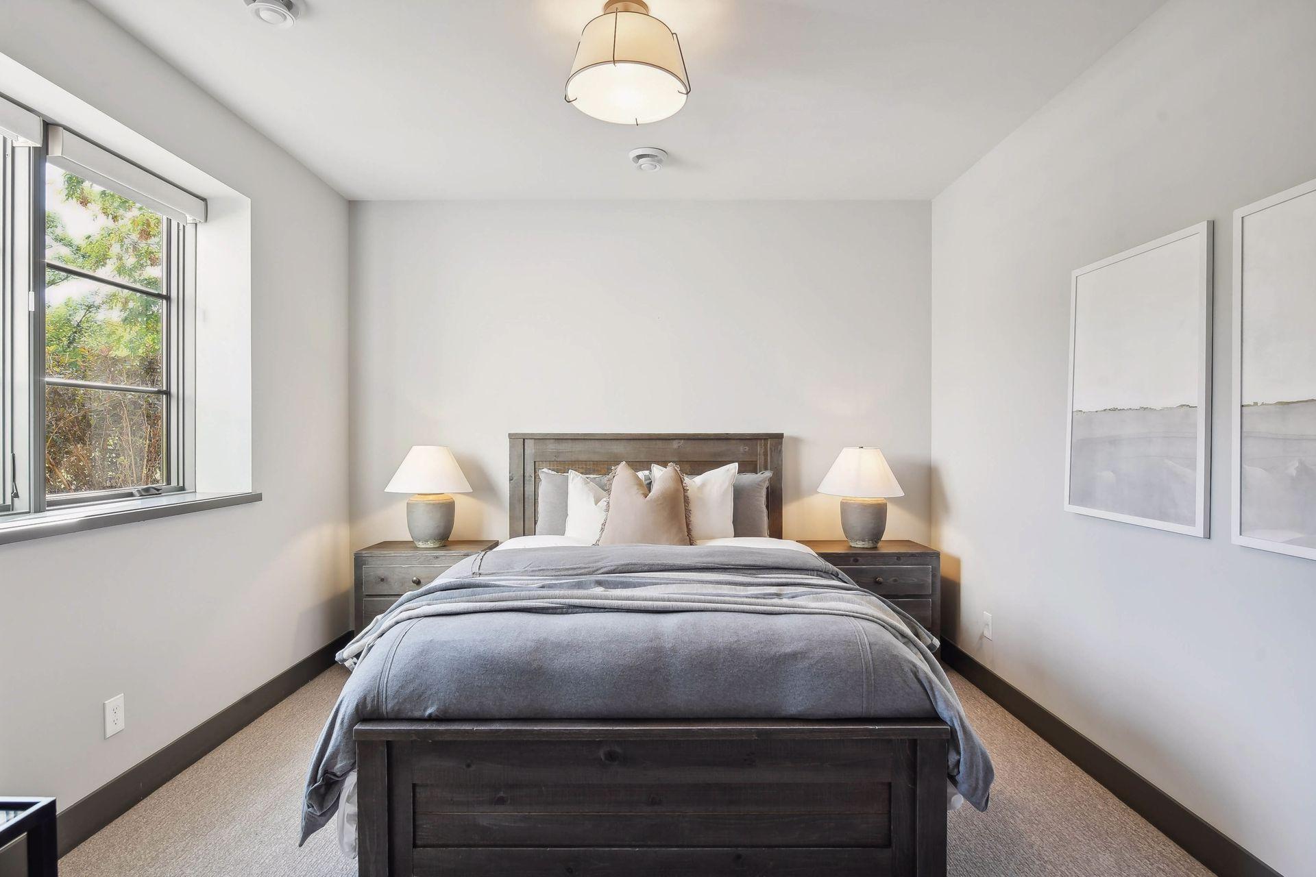 Fifth bedroom located in the basement allows guests privacy when staying with you.