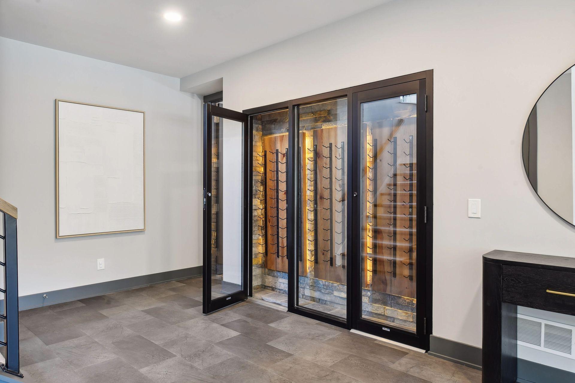 This temperature controlled wine cooler is perfect for showcasing your favorites.