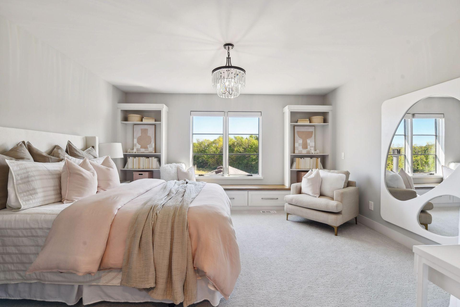 The fourth bedroom has an ensuite as well as a walk-in closet.