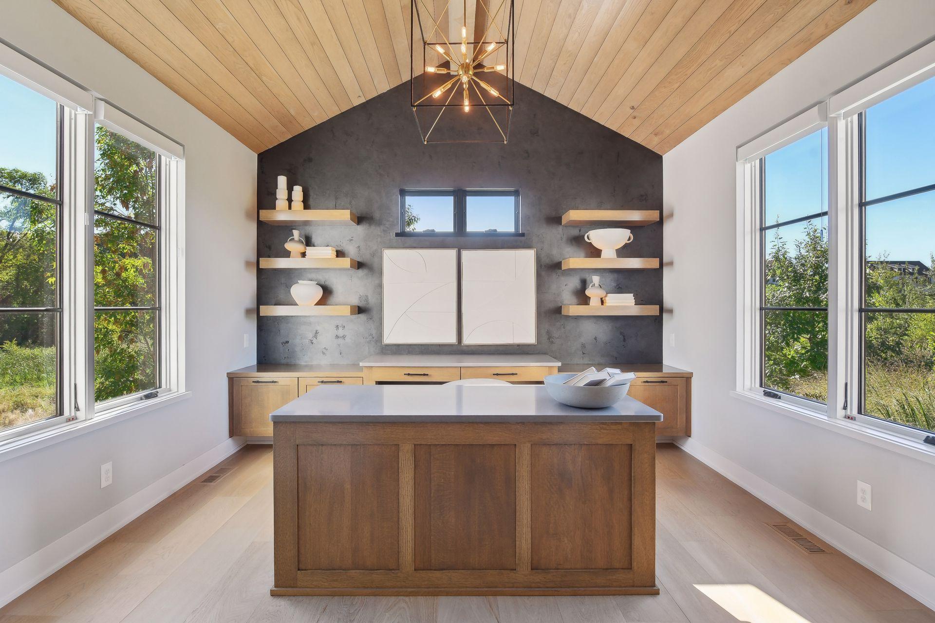 Main floor office offers both east & west sun exposure which means natural light all day....