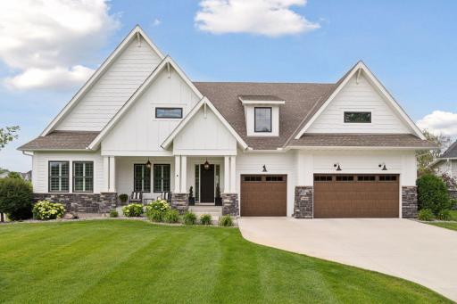 Stunning, like-new construction on a spacious lot