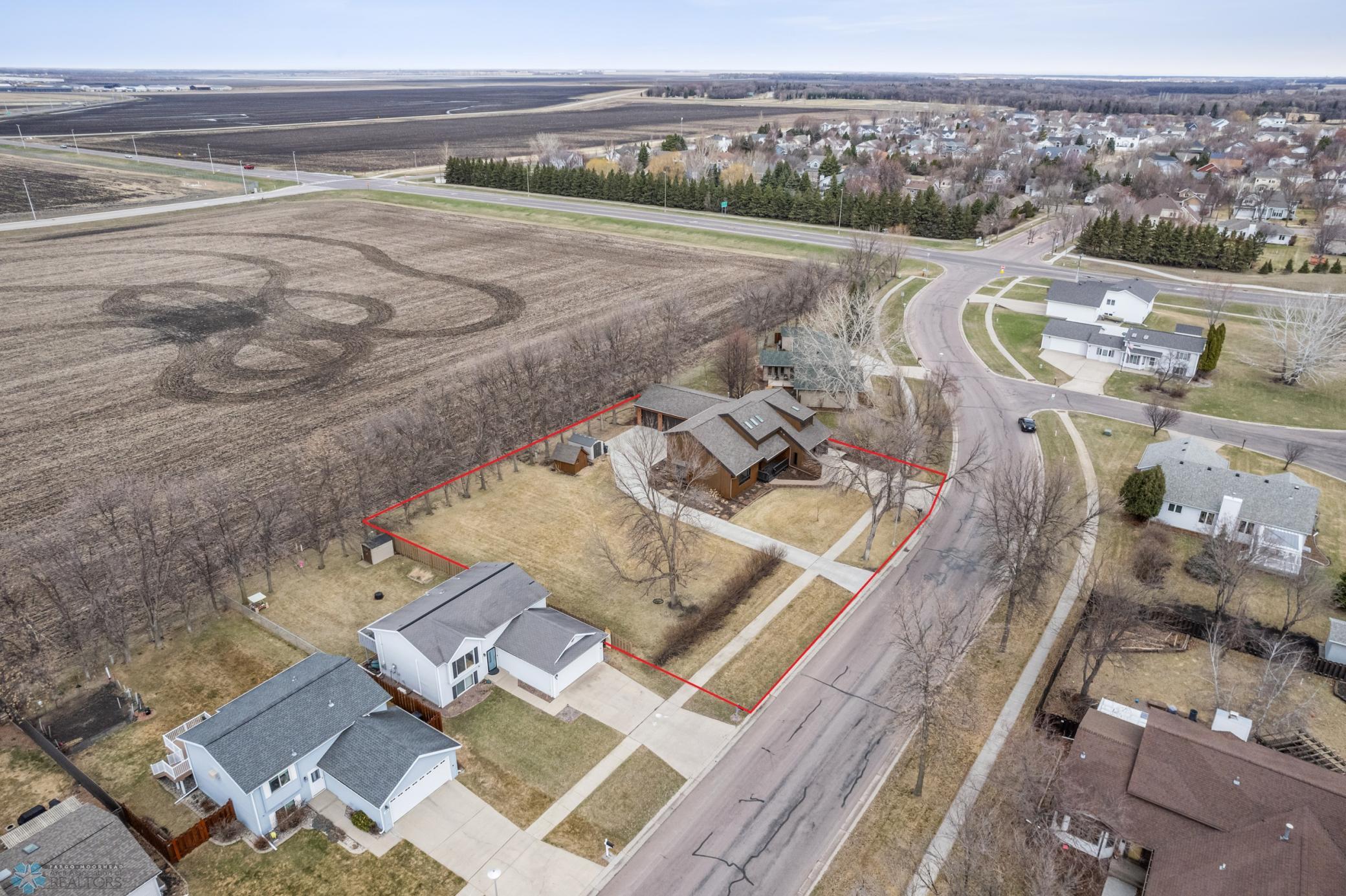 Aerial View w/ Lot Lines