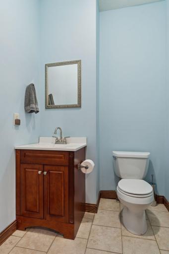 Main floor powder room.