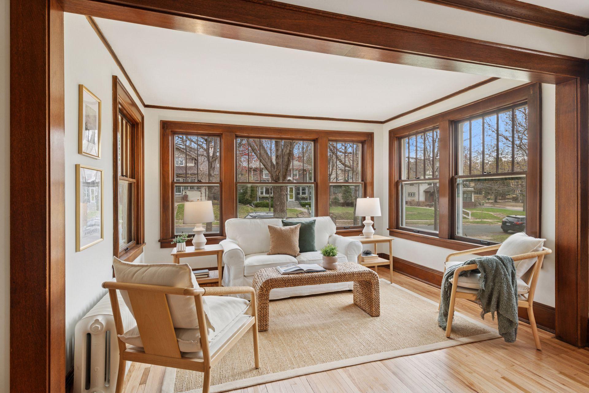 Enjoy your sunroom - Windows galore!