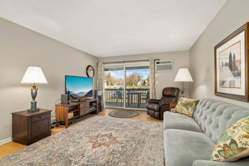 Another view of the spacious living room.