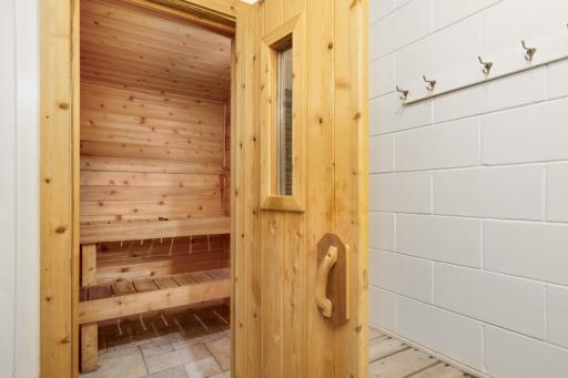 Not many places have a sauna, this one does!