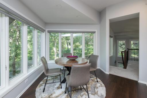 Informal dining with plenty of natural light