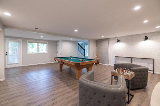 The perfect lower level to please everyone in the family